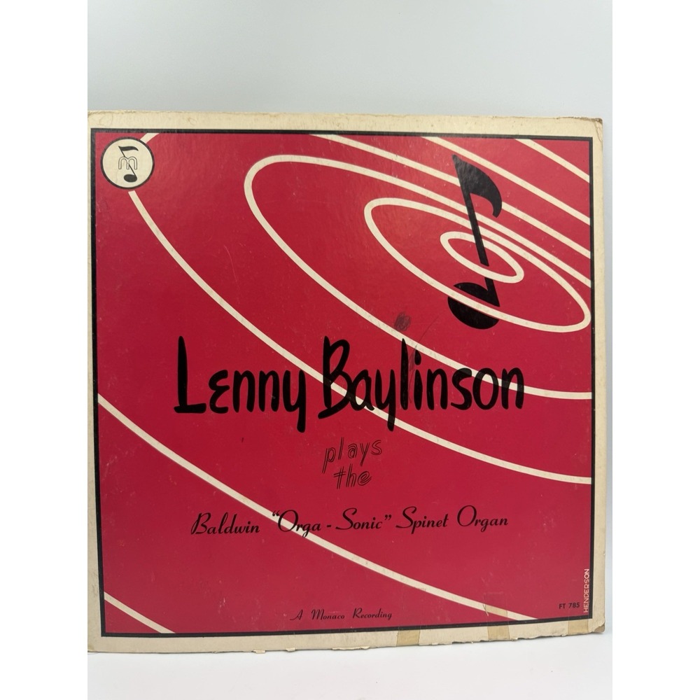 Vintage Lenny Baylinson Plays Baldwin Orga-Sonic Spinet Organ Monaco LP Vinyl
